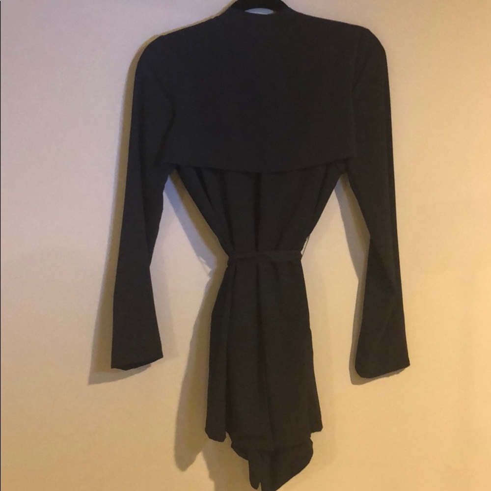 Navy drape jacket - Picture 3 of 5